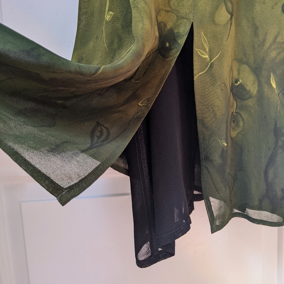 NWOT Gorgeous Olive/Deep Green Midi/Maxi Dress - Picture 8 of 14
